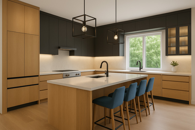 Open concept kitchen remodel